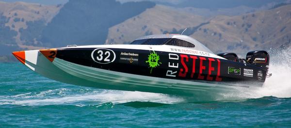 Red Steel looks almost certain to win the Superboat Lite Class. 
